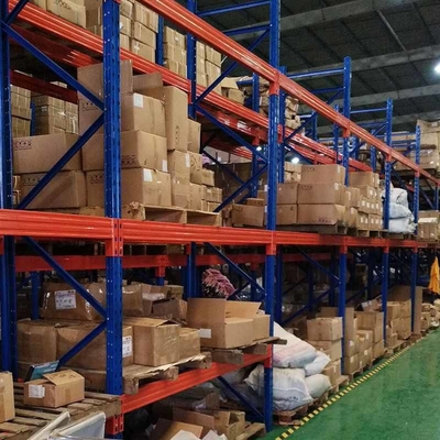5000kg Rak Logistik Sistem Racking Pallet Selektif Empat Lapisan