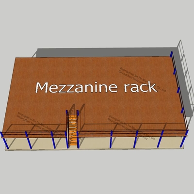 Sistem Racking Mezzanine dengan Nilai Api ODM