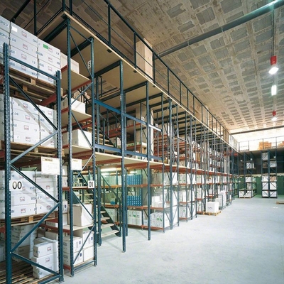 5000kg Loaded Mezzanine Racking System Gudang Penyimpanan Cold Rolled Steel Q235B