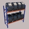 Rak Stainless Steel ISO 5000kgs Dengan Rak Ban Sepeda Motor Roda